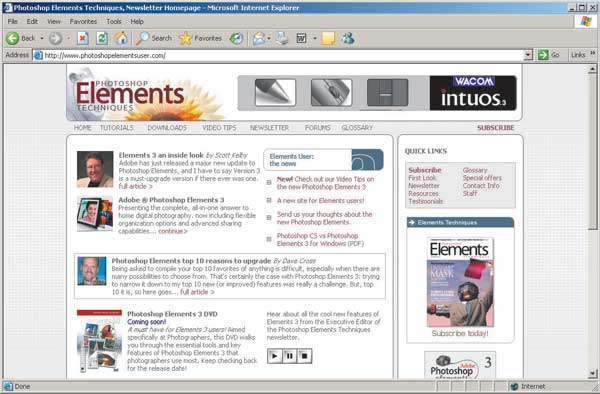 Новые элементы для Adobe Photoshop Elements 3.0
