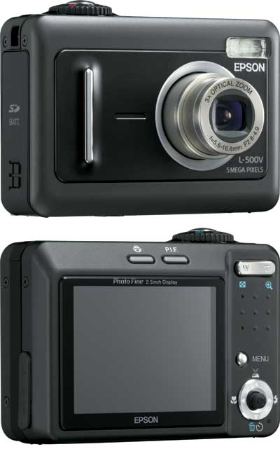L-500V — новый компактный цифровой фотоаппарат от EPSON