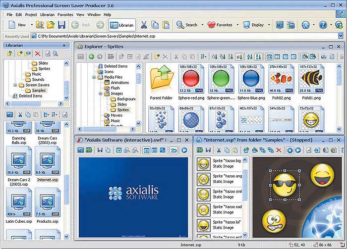 Axialis Professional Screen Saver Producer 3.6