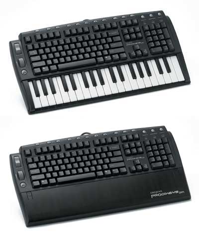 Creative Prodikeys: оригинальный гибрид обычной и музыкальной клавиатур