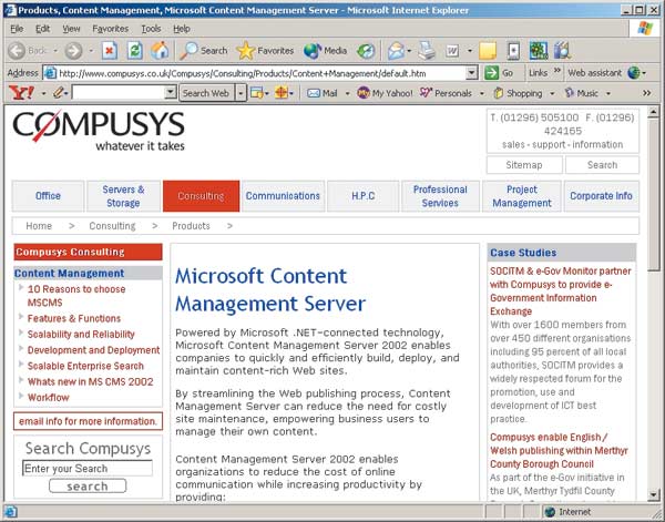 Microsoft Content Management Server