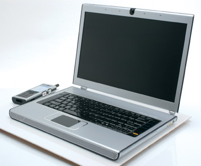 Концептуальный ноутбук для цифрового офиса