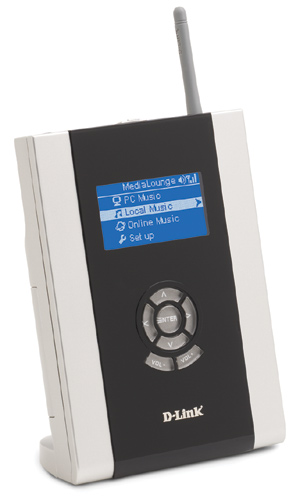 D-Link MediaLounge DSM-120 — гибрид сетевого ресивера и портативного цифрового плеера