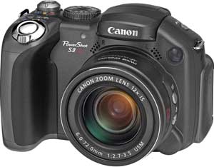 Canon Powershot S3 IS — цифровая фото/видеокамера с 12-кратным зум-объективом и встроенной системой оптической стабилизации изображения