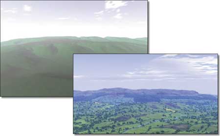 Примеры ландшафтов, созданных в GenesisIV