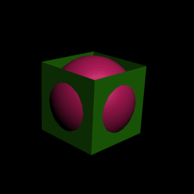 Рис. 12. Шар и куб 