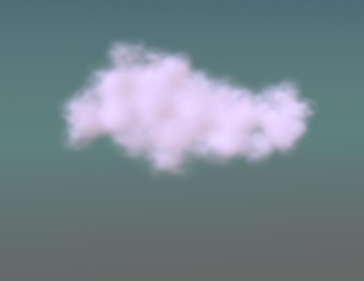 Рис. 45. Плывущее облако 
