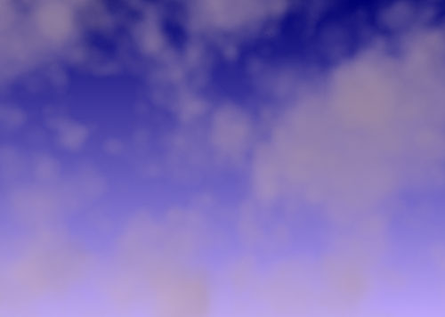 Рис. 37. Небо с облаками