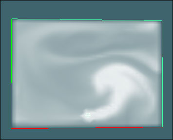 Рис. 47. Вид флюидов в окне проекции после корректировки параметров свитка Shading