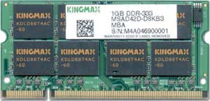 KINGMAX 1GB DDR333 SO-DIMM