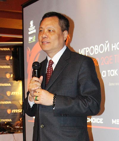 Тони Янг, глава российского представительства MSI