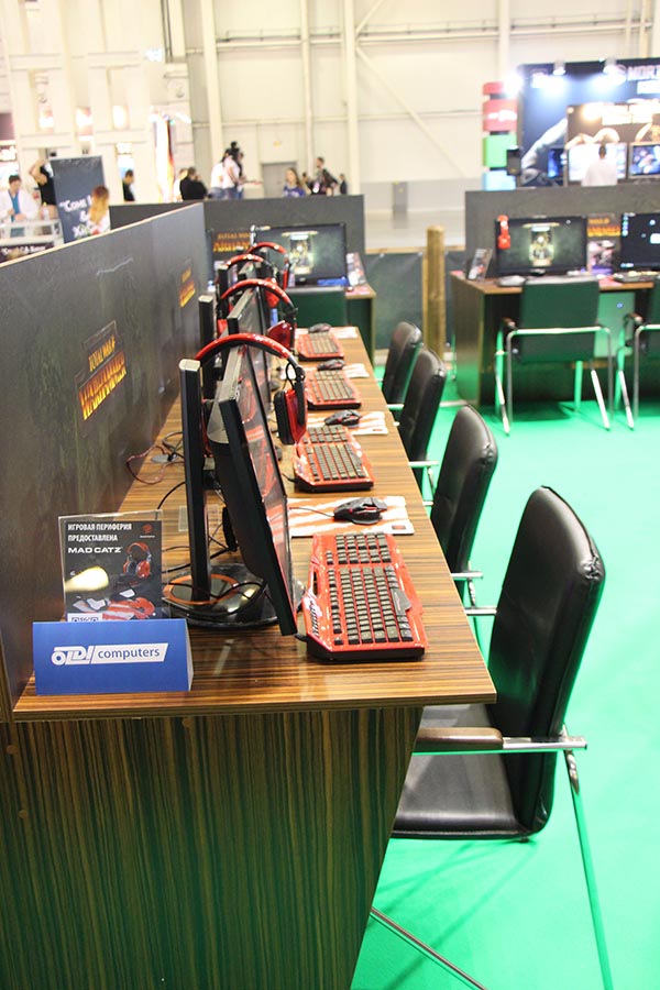 Игровые зоны стенда SoftClub были оборудованы компьютерами, поставленными компанией OLDI Computers 