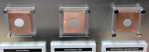 Образцы термопаст MasterGel, MasterGel Pro и MasterGel Maker Nano