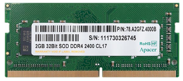 Apacer SO-DIMM DDR4