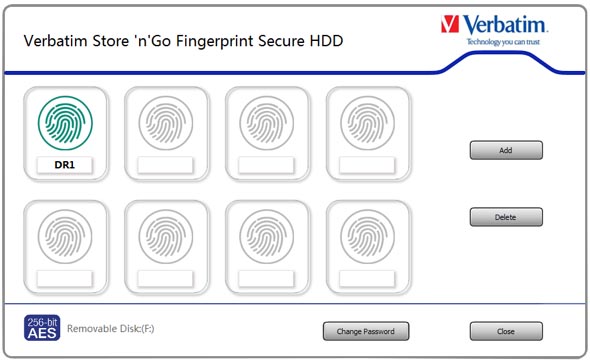 Verbatim Fingerprint Secure