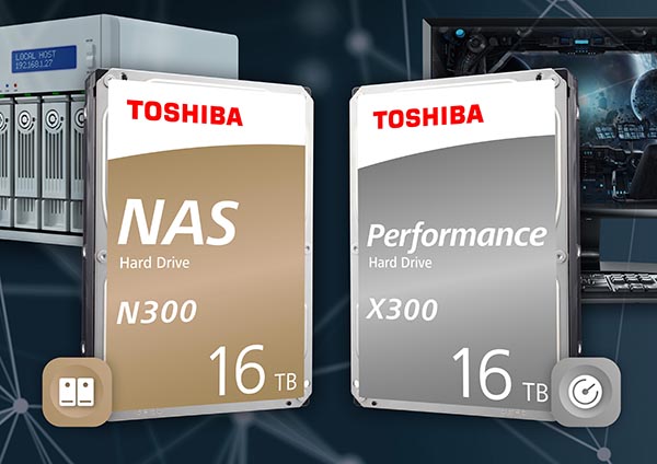 Toshiba N300 NAS и X300 Performance