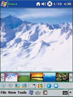 Рис. 5. DAVA Picture Viewer
