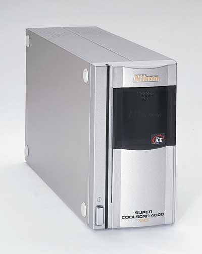 Слайд-сканер Nikon Super Coolscan 4000 ED, оснащенный системой Digital ICE3 Advanced