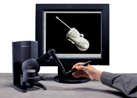 Технология SensAble Technologies дает возможность «почувствовать» виртуальную глину и лепить из нее