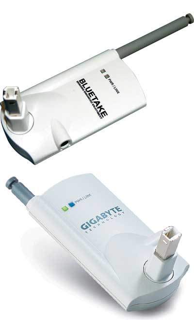 Беспроводные Bluetooth-адаптеры для подключения принтеров компаний BLUETAKE и Gigabyte