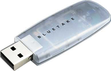Bluetooth-адаптер для настольных ПК и ноутбуков, выполненный в виде USB-брелока