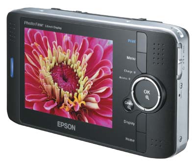 Портативный цифровой фотоальбом EPSON P-2000 — один из принципиально новых продуктов, адресованных энтузиастам цифровой фотографии (фото Seiko EPSON) 