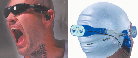 Оригинальный MP3-плеер в солнечных очках или герметичный MP3-плеер 
