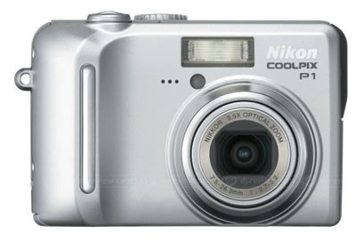 Nikon Coolpix P1 — компактный цифровой фотоаппарат со встроенным беспроводным адаптером IEEE 802.11b/g
