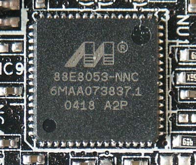 Рис. 1. Гигабитный Ethernet-контроллер Marvell Yukon 88E8053