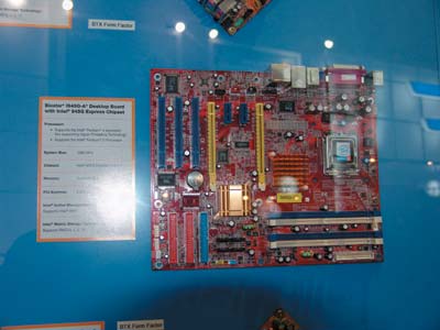 Плата компании Biostar на чипсете Intel 945G 