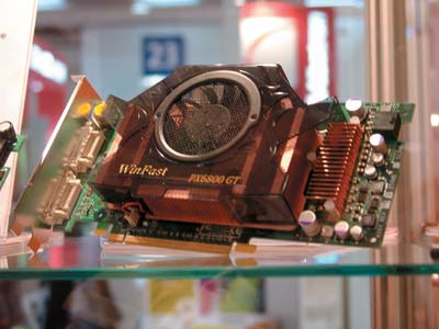 Видеокарта WinFast PX6800GT с двумя графическими процессорами GeForce 6600GT