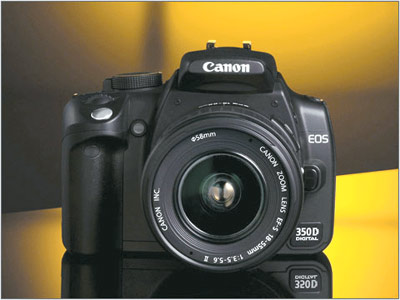 EOS 350D — новая модель любительской цифровой зеркальной камеры