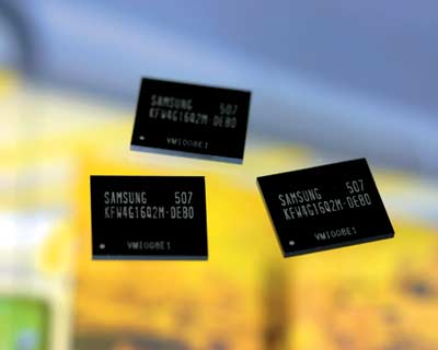 Samsung создала 4-гигабитный чип флэш-памяти
