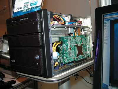 Barebone-система Shuttle XPC SN26P с двумя видеокартами в режиме SLI