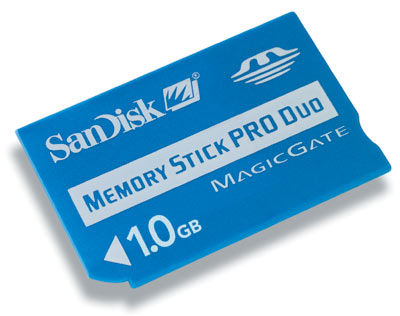 Карта памяти Memory Stick Pro Duo
