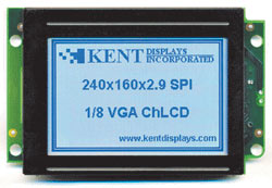 Монохромные дисплейные панели ChLCD, выпускаемые компанией Kent Displays