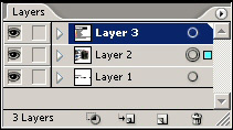 Рис. 6. Палитра Layers для нового изображения — выделено изображение на втором слое