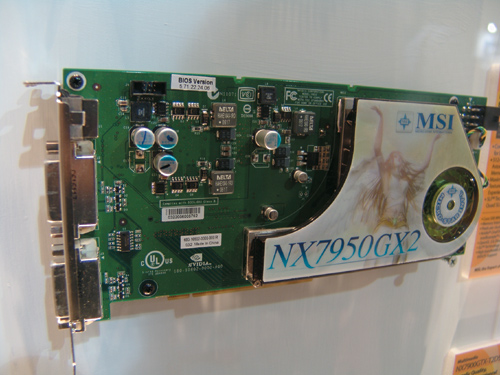 Видеокарта MSI NX7950GX2-T2D1GE
