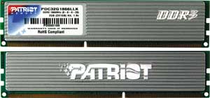 PC3-15000 (DDR3-1866MHz) от компании Patriot Memory