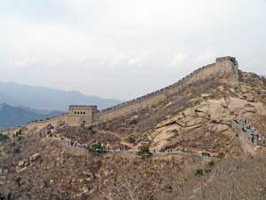 Фрагмент Великой Китайской стены
