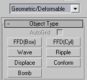 Рис. 1. Объекты типа Geometric /Deformable 