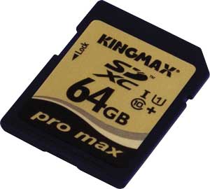 Карта памяти Kingmax SDXC ProMax 64GB
