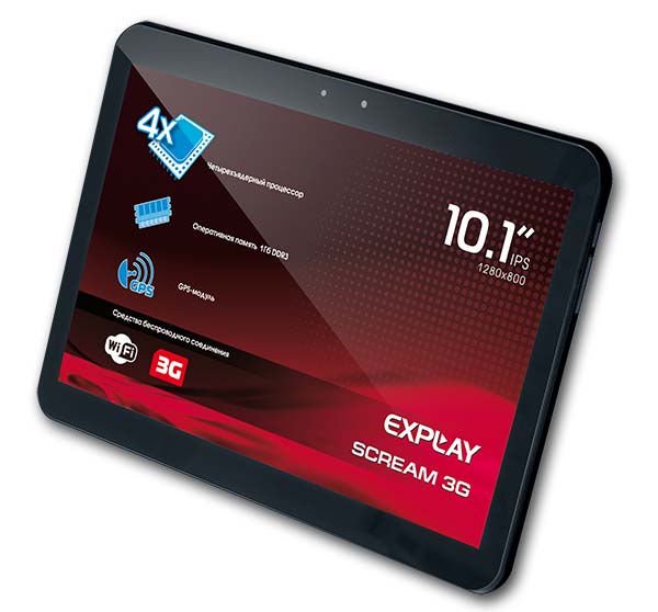 Explay объявил  о выпуске планшетного ПК Scream  3G