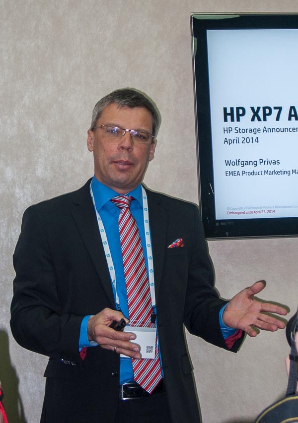Вольфганг Привас (Wolfgang Privas) рассказывает о стратегии развития систем хранения данных HP 
