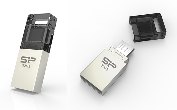 USB-флэшка Mobile X10 оборудована двумя разъемами