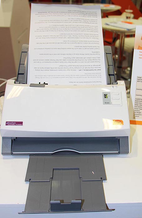 Потоковый сканер SmartOffice  PS4080U предназначен для ввода больших объемов документов