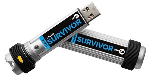 USB-флэшка  Flash Survivor выполнена в  защищенном корпусе