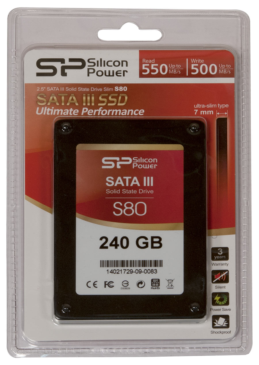 SSD-накопитель Silicon Power S80