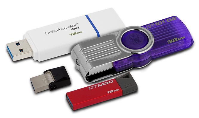 Kingston USB flash drives