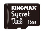 Kingmax Sycret Text card